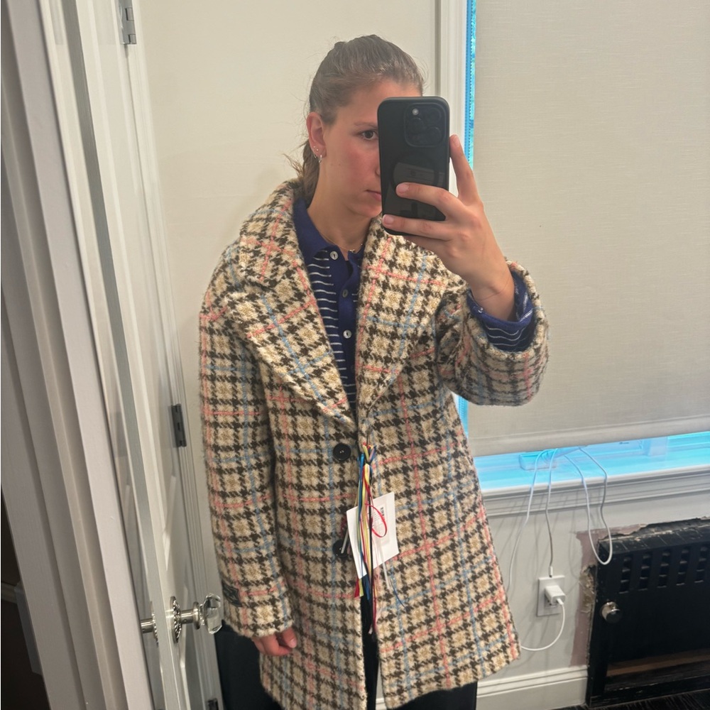 Plaid Women's Coat